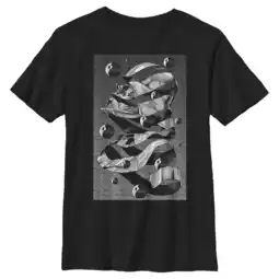 Walmart Boy's Star Wars: A New Hope MC Darth Vader Graphic Tee Black X Small offer
