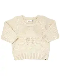 Walmart oh baby! boys Knitted Basket Sweater, 0-6 MO offer