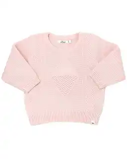 Walmart oh baby! girls Knitted Basket Sweater, 2-3 YR offer