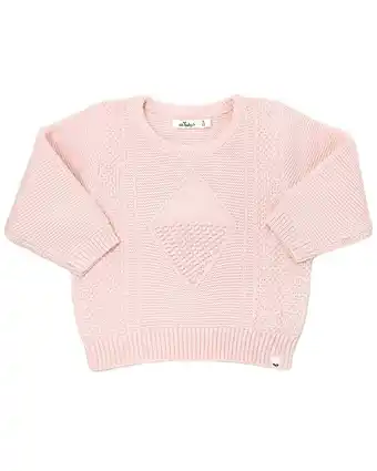 Walmart oh baby! girls Knitted Basket Sweater, 2-3 YR offer