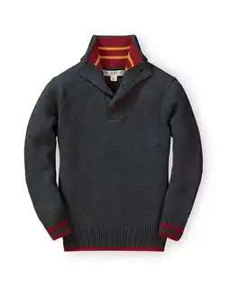 Walmart HOPE & HENRY boys Button Placket Sweater, 6-12 Months, Grey offer