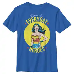 Walmart Boy's Wonder Woman Moms Are Everyday Heroes Graphic Tee Royal Blue X Large offer