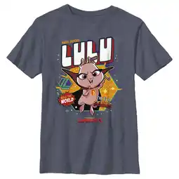 Walmart Boy's DC League of Super-Pets Rule the World Lulu Badge Graphic Tee Navy Blue Heather Small offer