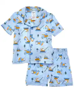Walmart Only Boys 2pc Sleepy Time Pajama Short Set, XS(4/5) offer