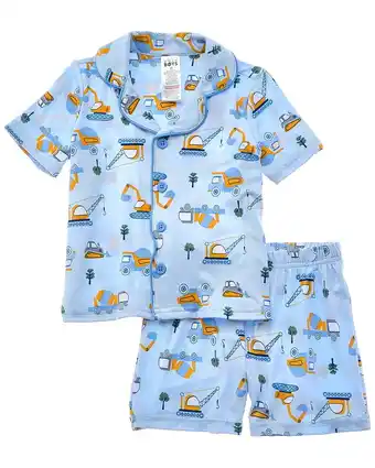 Walmart Only Boys 2pc Sleepy Time Pajama Short Set, XS(4/5) offer