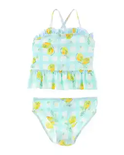 Walmart Wippette girls 2pc Tankini Swim Set, 2T, Yellow offer