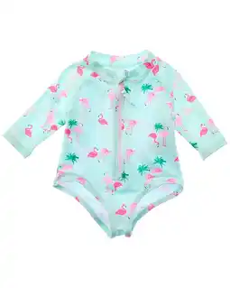 Walmart Wippette girls One-Piece, 0/6M, Green offer