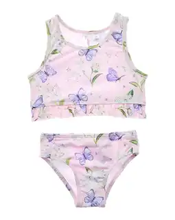 Walmart Wippette girls 2pc Tankini Swim Set, 18M, Pink offer