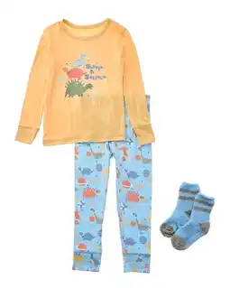 Walmart Only Boys 2pc Snuggle Up Snug Fit Pajama Set, 2T, Yellow offer