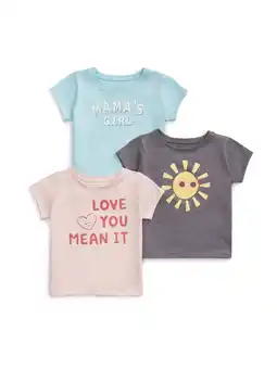 Walmart Garanimals Baby Boy Short Sleeve Jersey Graphic Tees Multipack, 3-Pack, Sizes 0-24 Months offer