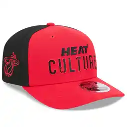 Walmart Men's New Era Red Miami Heat 2024/25 City Edition 9SEVENTY Stretch-Snap Hat offer