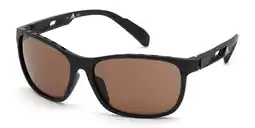 Walmart Adidas Sport SP0014 02E Matte Black Brown Injected 62 mm Men's Sunglasses offer