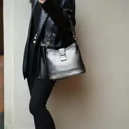 Walmart Pilar Vegan Leather Womens Shoulder Bag by Mia K offer