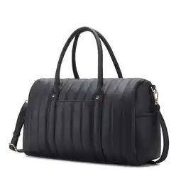 Walmart MKF Collection Luana Quilted Vegan Leather Womens Duffle Bag by Mia K offer