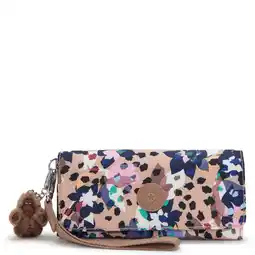 Walmart Kipling Women's Rubi Printed Nylon Large Fashion Wristlet Wallet and Clutch offer