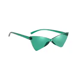 Walmart Modern Triangle Sunglasses Sun Protection Versatile UV400 Cat Eye Sunglasses Green offer