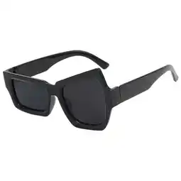Walmart Sunglasses, , Retro Asymmetric Unisex Novelty Eyewear, Funny Glasses for Men Black offer