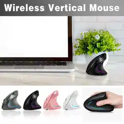 Walmart Under 10, Vertical Mouse Laptop Desktop Usb Wireless Game Mouse Xmas Joy | Plastic, Black, MIANHT offer