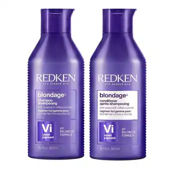 Walmart Redken Color Extend Blondage Shampoo & Conditioner Set for Blonde Hair 10.1 oz Each offer