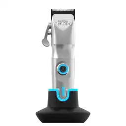 Walmart GAMMA+ Cyborg Professional Metal Hair Clipper, Adjustable, Battery Powered, Silver offer