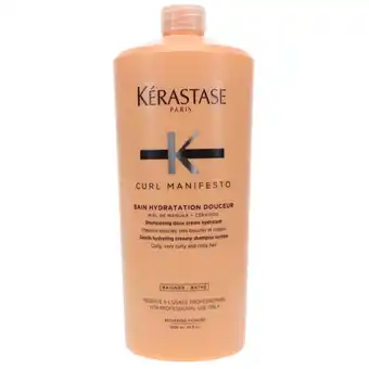 Walmart Kerastase Curl Manifesto Bain Hydration Douceur Shampoo 34 oz offer