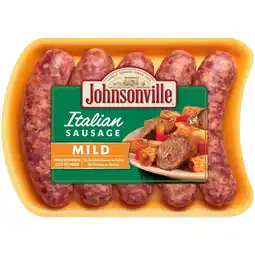 Walmart Johnsonville Mild Italian Pork Sausage Links, 19 oz, 5 Count Tray offer