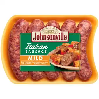 Walmart Johnsonville Mild Italian Pork Sausage Links, 19 oz, 5 Count Tray offer