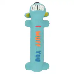 Walmart Multipet Loofa Latex Smiling Plush Dog Toy offer