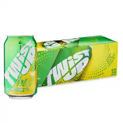 Walmart Great Value Twist up Lemon Lime Soda Pop, 12 fl oz, 12 Pack Cans offer