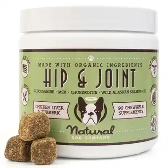 Walmart Natural Dog Company HIp & Joint Supplement, Chicken Flavor, 90 Chews offer