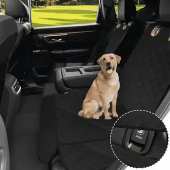 Walmart Angooni Dog Car Seat Cover for The Back Seat, Fits Most Cars, Trucks, and SUVs(53 x 47 inch), Black offer