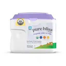 Walmart Pure Bliss by Similac Organic with A2 Milk Powder Baby Formula, Easy to Digest, 20.6-oz Tub offer