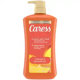 Walmart Caress Body Wash for Women, Mango & Almond Oil Shower Gel for All Skin 30 fl oz offer