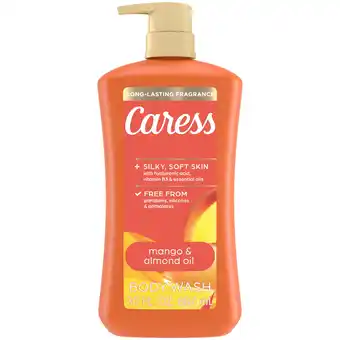 Walmart Caress Body Wash for Women, Mango & Almond Oil Shower Gel for All Skin 30 fl oz offer