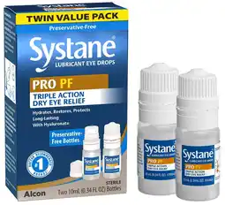 Walmart SYSTANE PRO Multi-Dose Preservative-Free Dry Eye Drops 20mL for Daily Use for Dry Eye offer