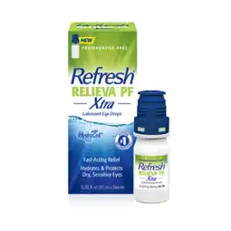 Walmart Refresh Relieva Xtra Preservative-Free Tears Lubricant Eye Drops, 10 ml offer