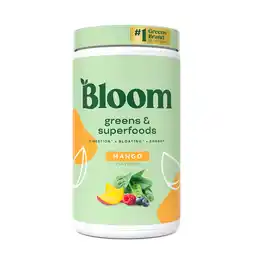 Walmart Bloom Nutrition Greens & Superfoods Powder, Mango, 25 Servings offer