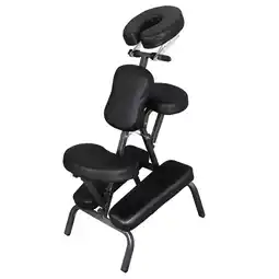 Walmart Jadona PU Leather Massage Chair Pad Portable Folding Travel Tattoo Spa Salon 23 X 18 X 42(LXWXH) offer