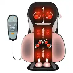 Walmart Costway Shiatsu Massage Cushion w/Heat Massage Chair Pad Back Massager Gray offer