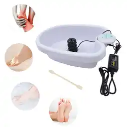 Walmart SHZICMY Ionic Detox Foot Bath Cleanse Spa Ion Kit Machine with Tub Basin Array for Home offer