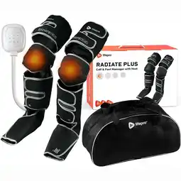 Walmart Lifepro Radiate Plus Heated Foot Massager Leg Compression Machine, Wide offer
