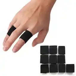 Walmart Fairnull 10Pcs Stretchy Finger Protector Sleeve Support Arthritis Sport Aid Guard Band offer