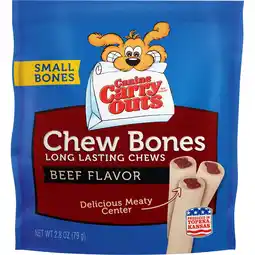 Walmart Canine Carry Outs Chew Bones Beef Flavor Dog Snacks, 2.8-Ounce offer