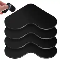 Walmart 4 Pcs Carpet Tape Non Slip Rug Pads for Hardwood Area Heart Holder Stickers Holders Floors Grippers offer