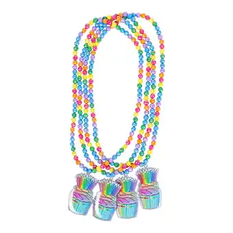 Walmart Strictly Fancy Cupcake Necklace, 4PK offer