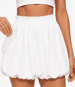 Walmart SOMER Skirts For Women High Waist Ruffle Fluffy Bubble Skirt Trendy Cute Going Out Party Skirt offer