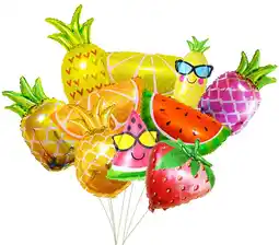 Walmart STONCEL Hawaiian Party Helium Balloons, 10 Count offer