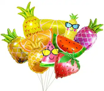 Walmart STONCEL Hawaiian Party Helium Balloons, 10 Count offer