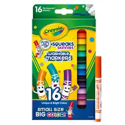 Walmart Crayola Pip-Squeaks Skinnies Set, 16-Colors offer