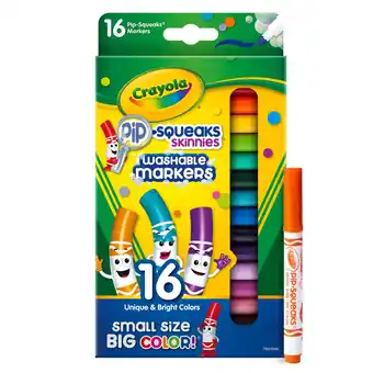 Walmart Crayola Pip-Squeaks Skinnies Set, 16-Colors offer